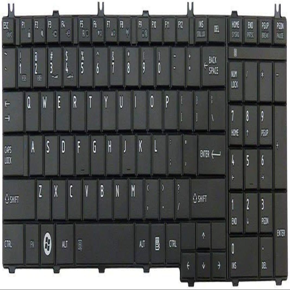 Givwizd Laptop Replacement Keyboard Compatible with Toshiba PN: 0KN0-Y32US03 9Z.N4WSU.001 NSK-TN0SU 01 H000027670, US Layout