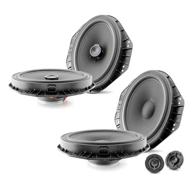 Focal Bundle: 1 Pair of Focal IS690 2-Way 6x9 Component Kit and 1 Pair of Focal IC690 2-Way 6x9 Coaxial Kit