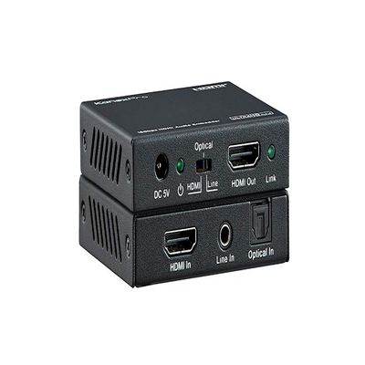Kanex Pro HDMI 2.0 Audio Embedder 18Gbps HDCP 2.2 4K 60Hz Toslink CEC Stereo (HAECOAX4)