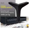 5 inch Metal Furniture Legs, Btowin 4Pcs Modern Triangle Diamond Furniture Feet for Cabinet Sofa TV Stand Bookcase view 3