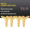 7 inch Metal Furniture Legs, Btowin 4Pcs Modern Triangle Diamond Furniture Feet for Cabinet Sofa TV Stand Bookcase view 2