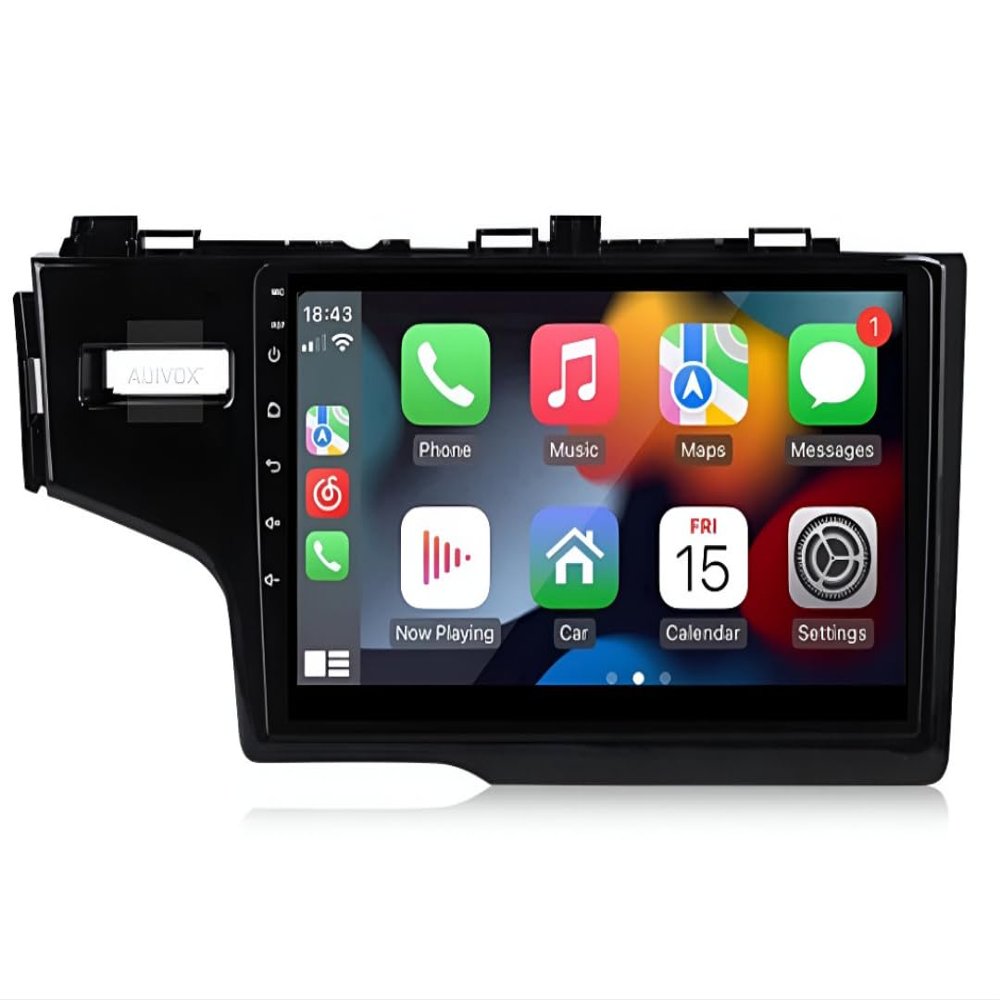 ADIVOX 9 inch Autoradio Suitable for Hondda Jazz 2016-2020 | CarPlay/Android Auto/WiFi/DSP/5G/QLED/DAB+, Touchscreen Carplay Scherm, HD Multimedia Autoradio Systeem (T4 (4GB/64GB) 8CORE 5G QLED)