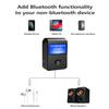 ZIIDOO Visible Bluetooth 5.0 Car Adapter, Aux Bluetooth Receiver with Display Screen, TF Card Slot, Black view 2