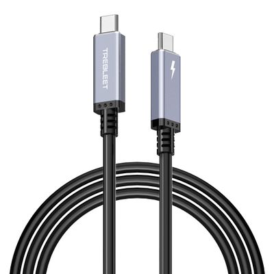 10ft (3m) USB4 Cable Compatible with Thunderbolt 3 Cable 20Gbps, 100W,TB3 to TB3 Male to Male Cord, for TB 3 (USB C) Hub, Adapter, Devices, 20V/5A