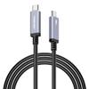 10ft (3m) USB4 Cable Compatible with Thunderbolt 3 Cable 20Gbps, 100W,TB3 to TB3 Male to Male Cord, for TB 3 (USB C) Hub, Adapter, Devices, 20V/5A view 1