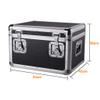 Aluminium Hard Flight Case, Portable Tool Storage Carrying Case with Padded Foam Lockable Equipment Case Black Camera Transport Box view 2