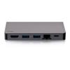 C2G USB-C 5-in-1 Compact Dock with HDMI, 2X USB-A, Ethernet, and USB-C Power Delivery up to 100W - 4K 30Hz view 4