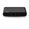 C2G USB-C 4-in-1 Compact Dock with HDMI, USB-A, Ethernet, and USB-C Power Delivery up to 100W - 4K 30Hz view 2