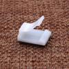 Mini Cable Clips 3M Adhesive, Multipurpose Cord and Wire Organizer for Cable Management Mini (12mm x 9.5mm) - 100 Pack Bundled with 10 Bonus Reusable Cable Ties (White) view 2