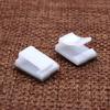 Mini Cable Clips 3M Adhesive, Multipurpose Cord and Wire Organizer for Cable Management Mini (12mm x 9.5mm) - 100 Pack Bundled with 10 Bonus Reusable Cable Ties (White) view 3