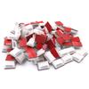 Mini Cable Clips 3M Adhesive, Multipurpose Cord and Wire Organizer for Cable Management Mini (12mm x 9.5mm) - 100 Pack Bundled with 10 Bonus Reusable Cable Ties (White) view 4