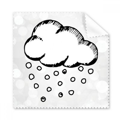 Hailstone Cloudy Hand Painted Pattern Cleaning Cloth Phone Screen Glasses Cleaner 5pcs