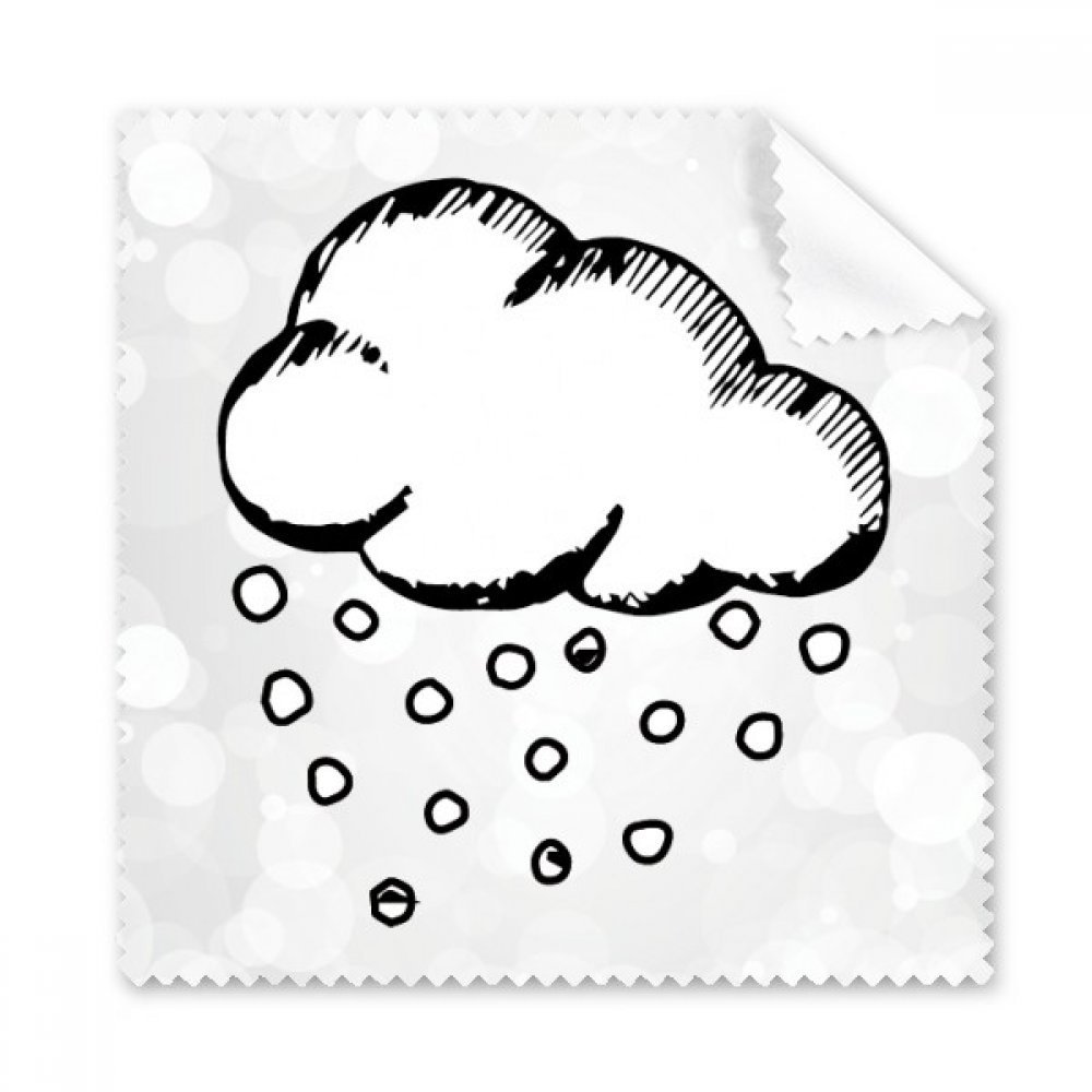 Hailstone Cloudy Hand Painted Pattern Cleaning Cloth Phone Screen Glasses Cleaner 5pcs