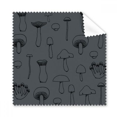 Cute Mushroom Creature Illustration Cleaning Cloth Phone Screen Glasses Cleaner 5pcs