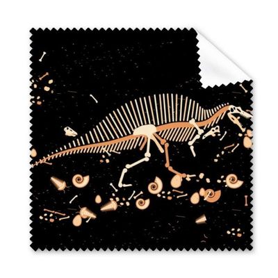 Dinosaur Grass Bone Bones Cleaning Cloth Phone Screen Glasses Cleaner 5pcs