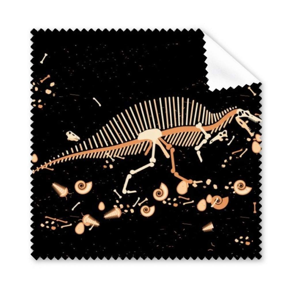 Dinosaur Grass Bone Bones Cleaning Cloth Phone Screen Glasses Cleaner 5pcs