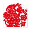 Zodiac Monkey Papercut Chinese Flowers Cleaning Cloth Phone Screen Glasses Cleaner 5pcs