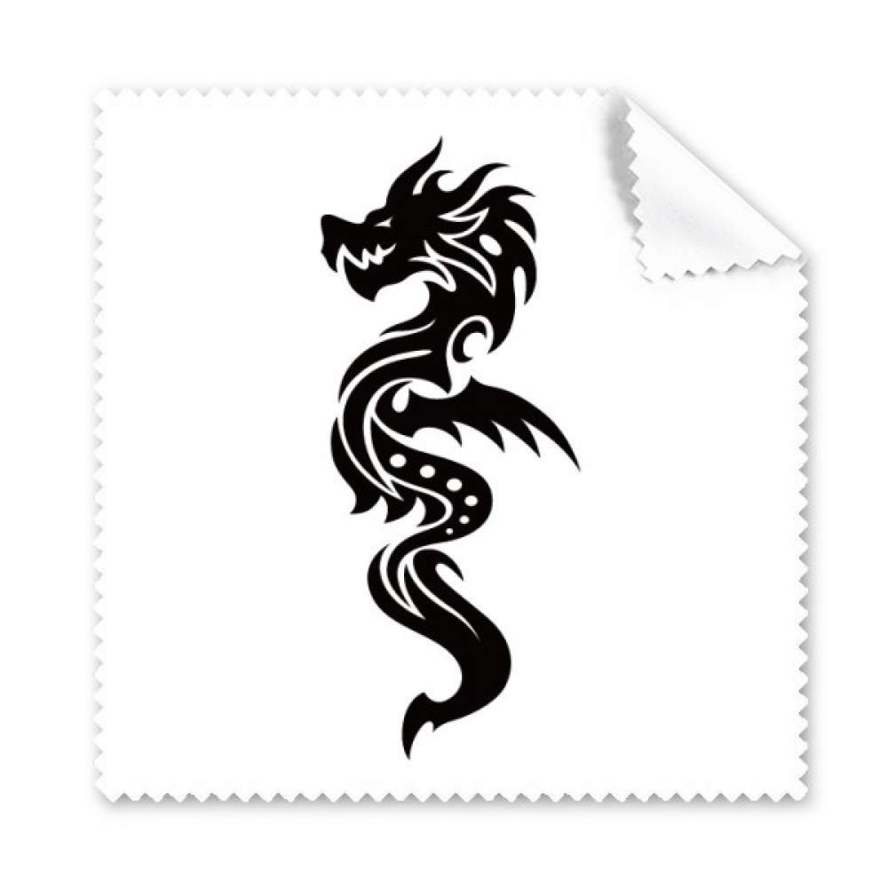 Dragon Animal Art Grain Outline Cleaning Cloth Phone Screen Glasses Cleaner 5pcs