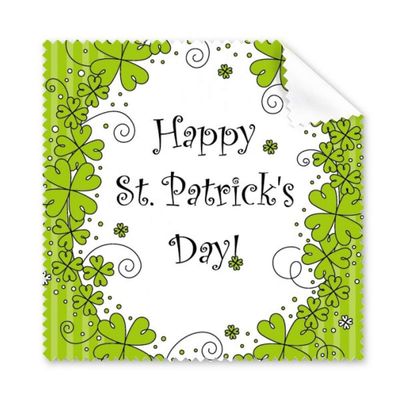 Four Clover Ireland Happy St.Patrick's Day Cleaning Cloth Phone Screen Glasses Cleaner 5pcs