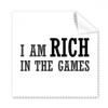 I Am Rich in The Games Cleaning Cloth Phone Screen Glasses Cleaner 5pcs view 1