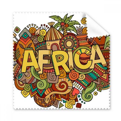 African Aboriginal Art Pattern Tribal Cleaning Cloth Phone Screen Glasses Cleaner 5pcs