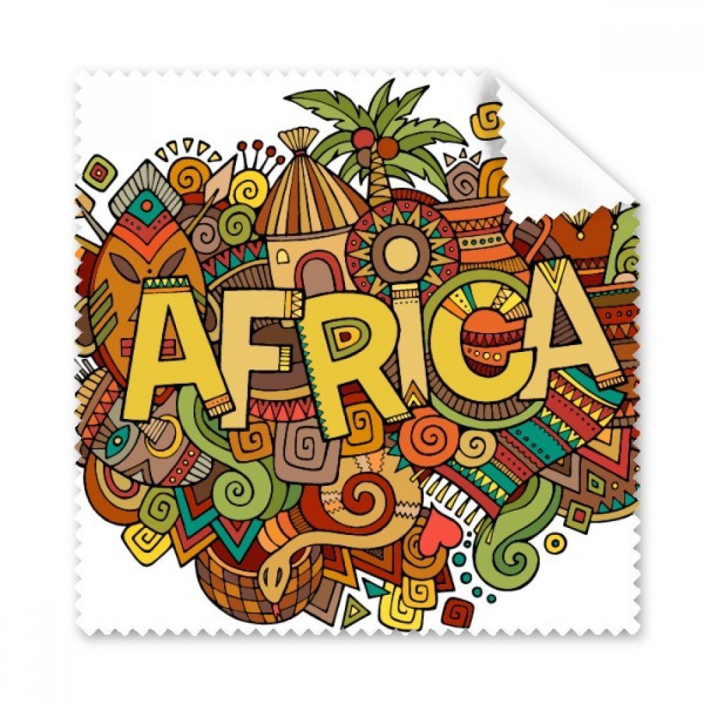 African Aboriginal Art Pattern Tribal Cleaning Cloth Phone Screen Glasses Cleaner 5pcs