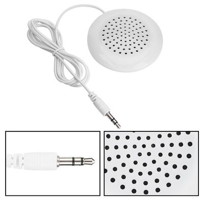 3.5mm White Mini Stereo Sound Music Speaker for iPod & Touch & MP3 & MP4 & CD Player & GB