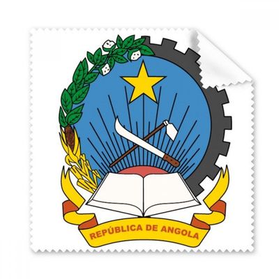 Luanda Angola National Emblem Cleaning Cloth Phone Screen Glasses Cleaner 5pcs