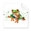 Polypedatid Green Frogs Cleaning Cloth Phone Screen Glasses Cleaner 5pcs view 1