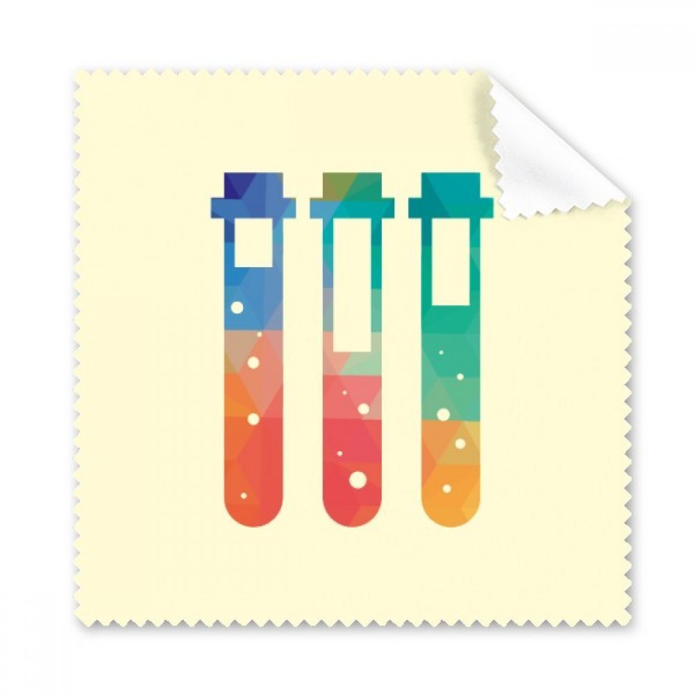 Different Liquids Test Tubes Chestry Cleaning Cloth Phone Screen Glasses Cleaner 5pcs