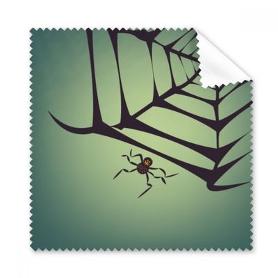Black Spider Net Halloween Cleaning Cloth Phone Screen Glasses Cleaner 5pcs