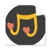 Adorable Heart-Shaped Music Notes Cleaning Cloth Phone Screen Glasses Cleaner 5pcs view 1