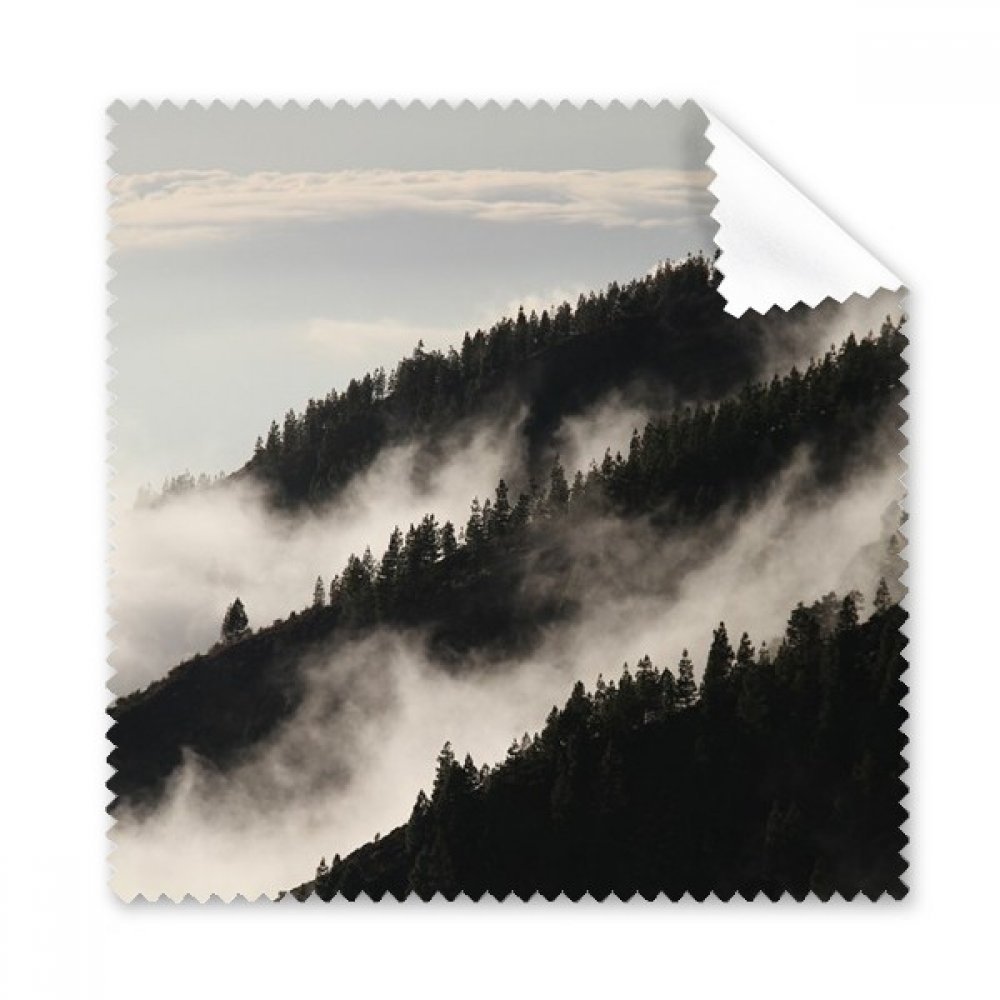 Fog Forest Mist Sky Clouds Mountain Cleaning Cloth Phone Screen Glasses Cleaner 5pcs