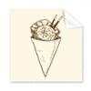 Chopsticks Sesame Cone Ice Cleaning Cloth Phone Screen Glasses Cleaner 5pcs view 1