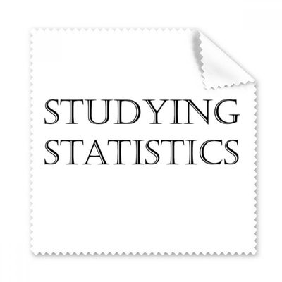Short Phrase Studying Statistics Cleaning Cloth Phone Screen Glasses Cleaner 5pcs