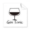 Outline of Gin Tonic Cleaning Cloth Phone Screen Glasses Cleaner 5pcs view 1