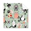 Animal Pet Cute Cat Faly Cleaning Cloth Phone Screen Glasses Cleaner 5pcs view 1