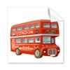 Britain UK London Red Double Decker Bus Cleaning Cloth Phone Screen Glasses Cleaner 5pcs view 1