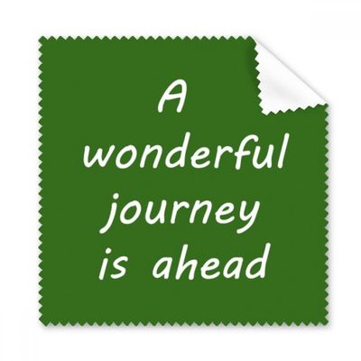A Wenderful Journey is Ahead Cleaning Cloth Phone Screen Glasses Cleaner 5pcs