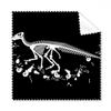 Dinosaur Bone Bones Black Cleaning Cloth Phone Screen Glasses Cleaner 5pcs view 1