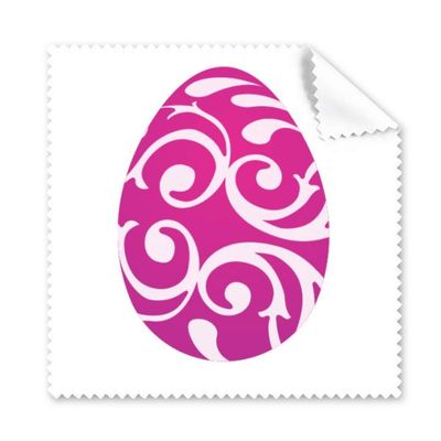 Easter Festival Purple Egg Design Cleaning Cloth Phone Screen Glasses Cleaner 5pcs