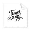 Times Change Quote Art Deco Gift Fashion Cleaning Cloth Phone Screen Glasses Cleaner 5pcs view 1