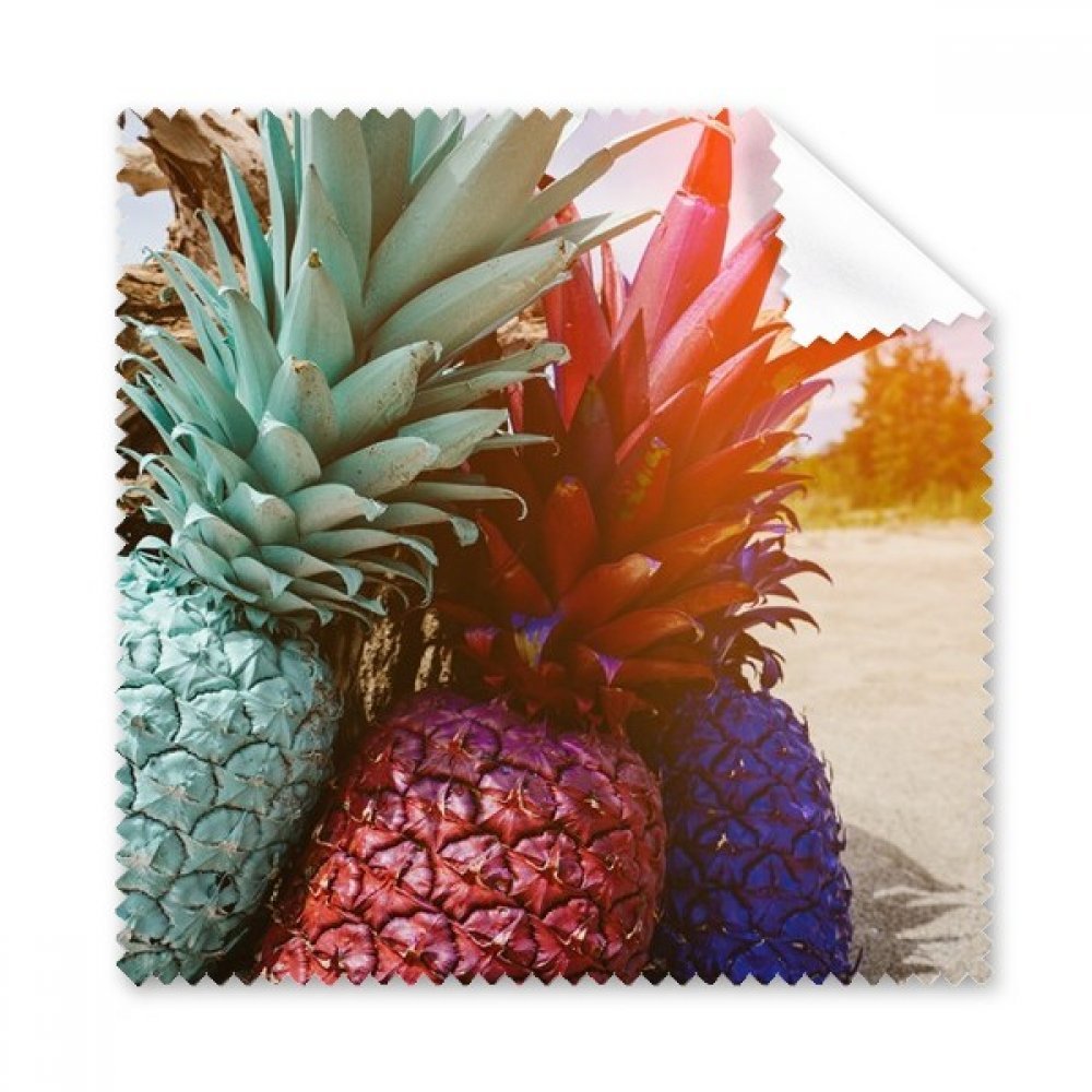 Fresh Early Morning Pineapple Fruit Cleaning Cloth Phone Screen Glasses Cleaner 5pcs