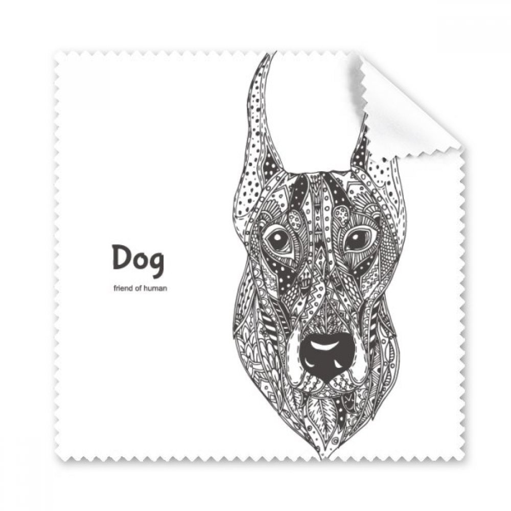 Paint Dog Fierce Friend Company Cleaning Cloth Phone Screen Glasses Cleaner 5pcs