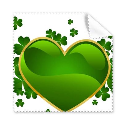 Clover Heart Ireland St.Patrick's Day Cleaning Cloth Phone Screen Glasses Cleaner 5pcs
