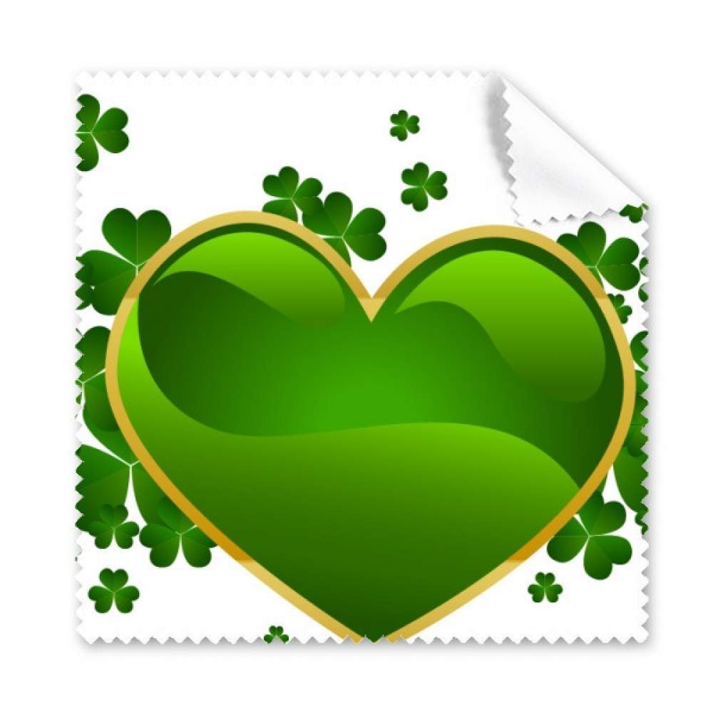 Clover Heart Ireland St.Patrick's Day Cleaning Cloth Phone Screen Glasses Cleaner 5pcs