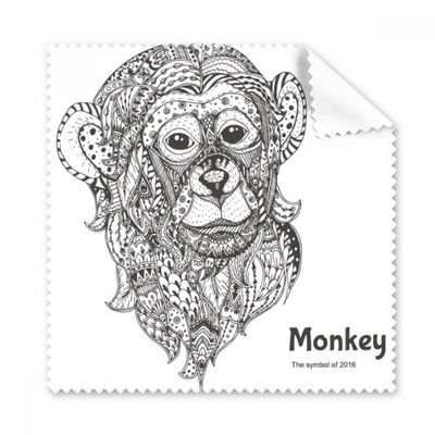 Animal Big Mouth Picture Monkey Cleaning Cloth Phone Screen Glasses Cleaner 5pcs