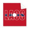 Laos Country Flag Name Cleaning Cloth Phone Screen Glasses Cleaner 5pcs view 1