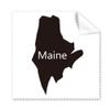 Maine America USA Map Outline Cleaning Cloth Phone Screen Glasses Cleaner 5pcs view 1