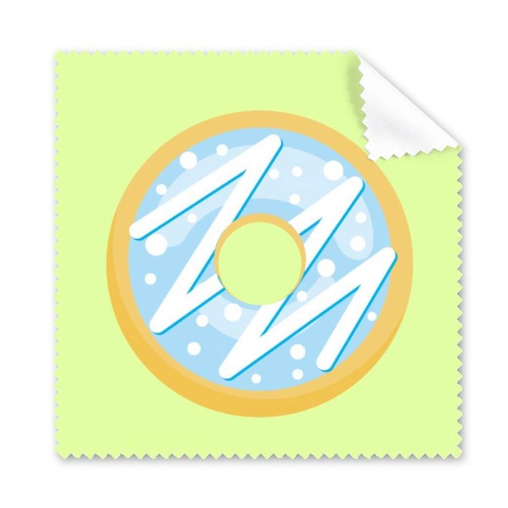 Blue Doughnut Dessert Sweet Food Cleaning Cloth Phone Screen Glasses Cleaner 5pcs